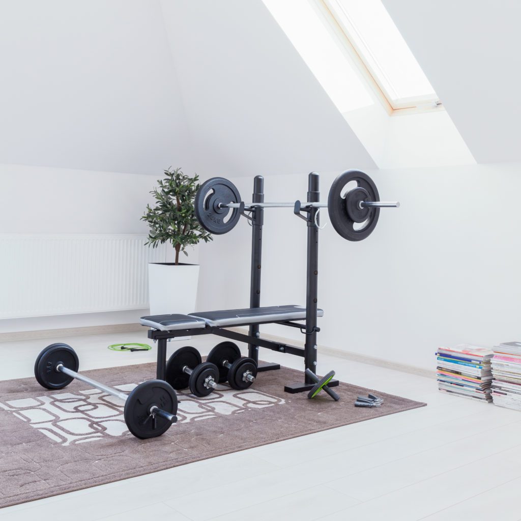 small workout space